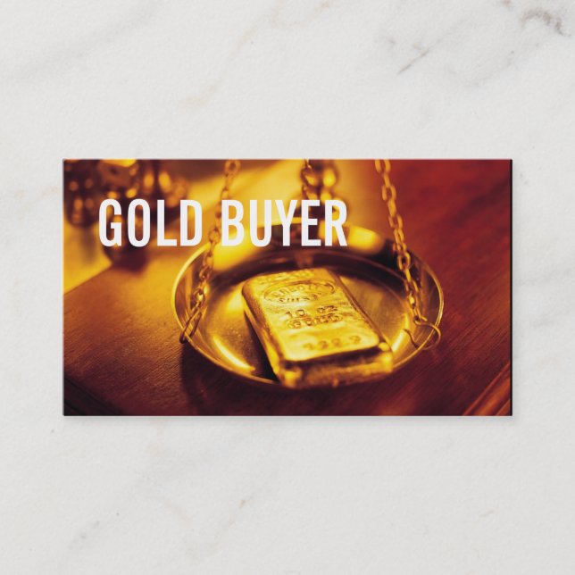 Goldkäufer Schmuck Silbermünzen Visitenkarte (Vorderseite)