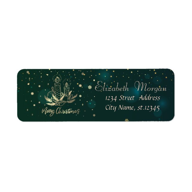 Goldkerze, Bälle, Kiefernbäume, grüne Branchen (Vorne)