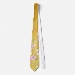 GoldkirschblüteKimono - Japaner-Entwurfs-Krawatte Krawatte