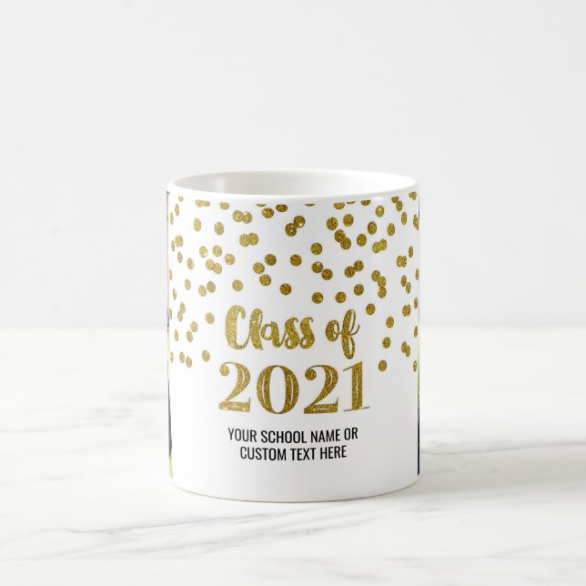 Goldklasse 2021 Foto Abschluss Tasse (Mittel)