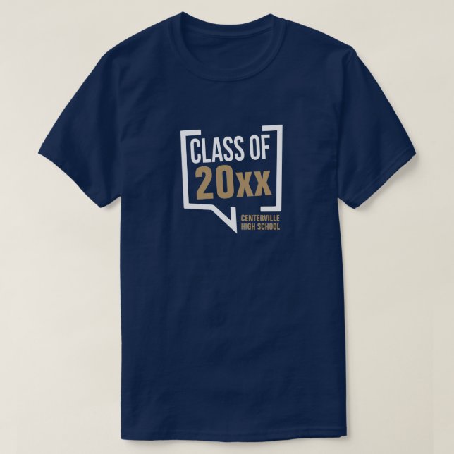 Goldklasselblase T-Shirt (Design vorne)