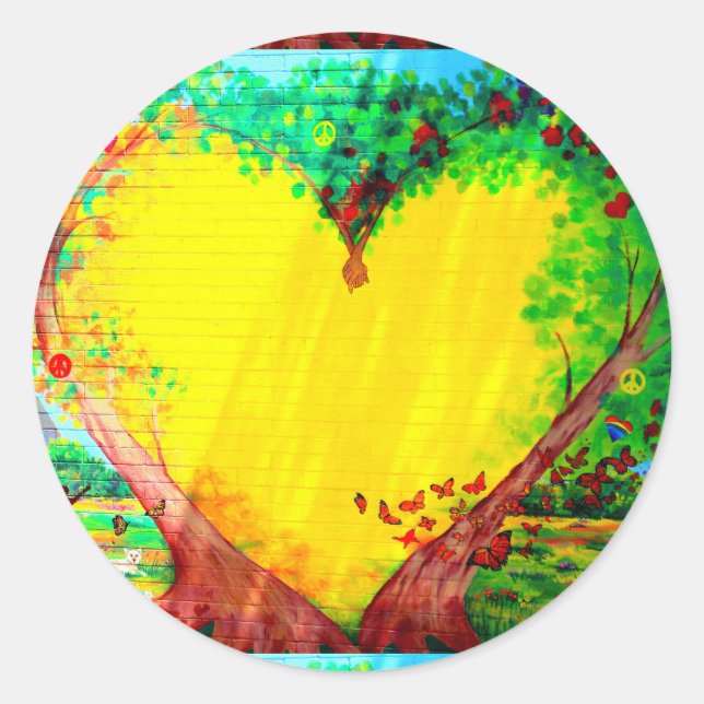 Goldkleber Runder Aufkleber (Vorderseite)