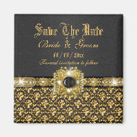 Goldklemme "Save the Date"