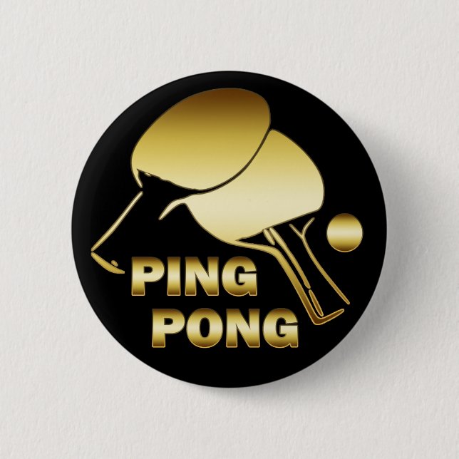 GOLDKlingeln PONG Button (Vorderseite)