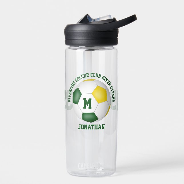Goldklub-Mannschaft mit grünem Gold färbt kundensp Trinkflasche (Links)