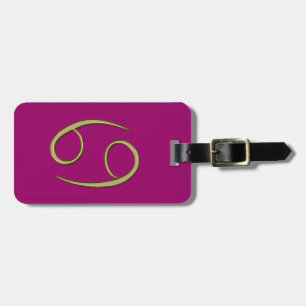 Goldkrebs Gepäckanhänger