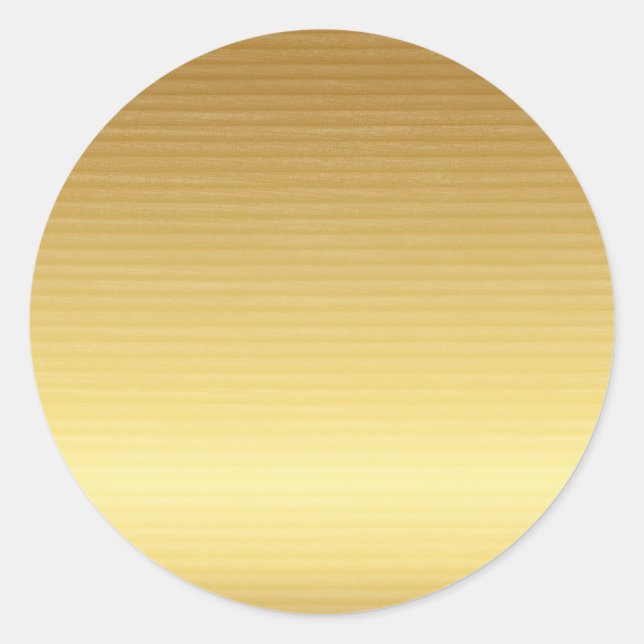 Goldkreis Runder Aufkleber (Vorderseite)