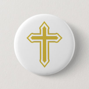 Goldkreuz Button