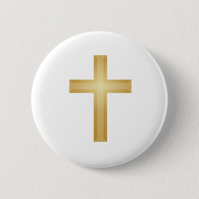 Goldkreuz/Ostern Button (Vorderseite)