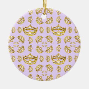 Goldkronen Keramik Ornament