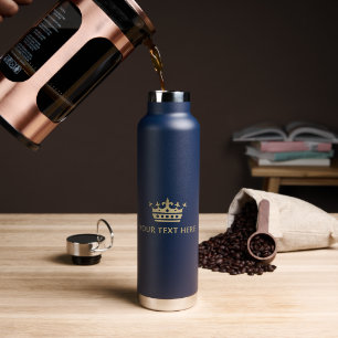 Goldkronenwasserflasche Trinkflasche