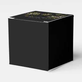 Goldkronleuchter auf der Black Posh Gastgeschenk H Geschenkschachtel