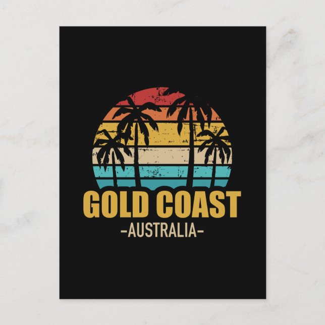 Goldküste Australien Postkarte (Vorderseite)