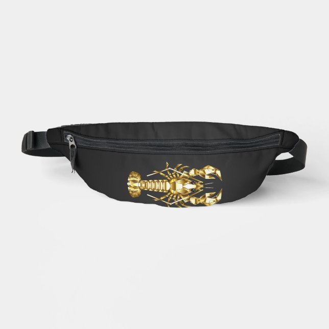 Goldlachs Bauchtasche (Vorderseite)