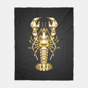 Goldlachs Fleecedecke