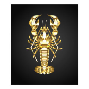 Goldlachs Fotodruck