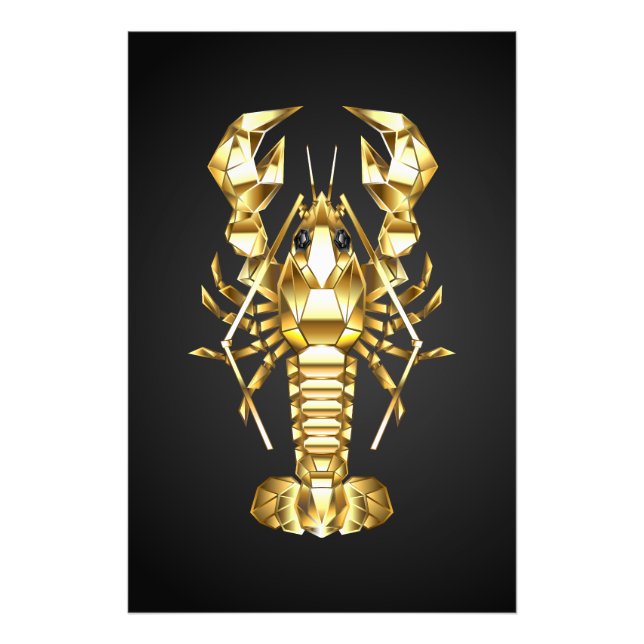Goldlachs Fotodruck (Vorne)