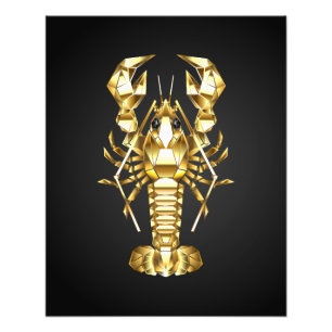 Goldlachs Fotodruck