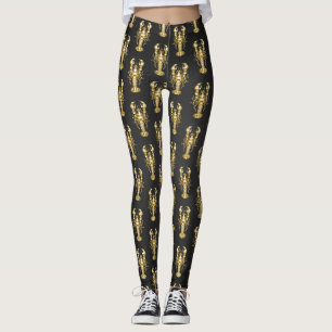 Goldlachs Leggings