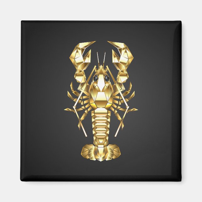 Goldlachs Magnet (Vorne)