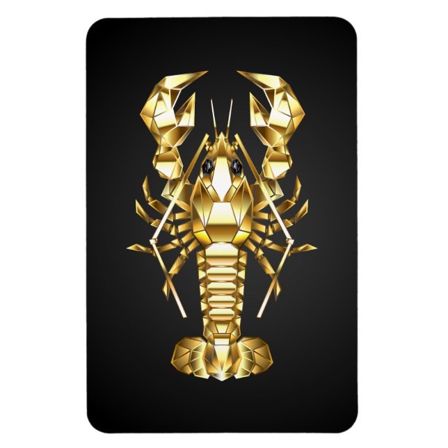 Goldlachs Magnet (Vertikal)