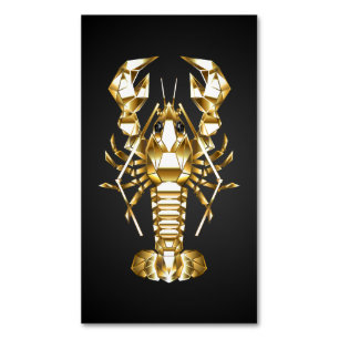 Goldlachs Magnetische Visitenkarte