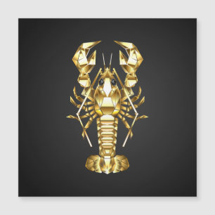 Goldlachs Magnetkarte