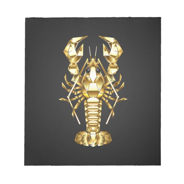 Goldlachs Notizblock (Vorderseite)