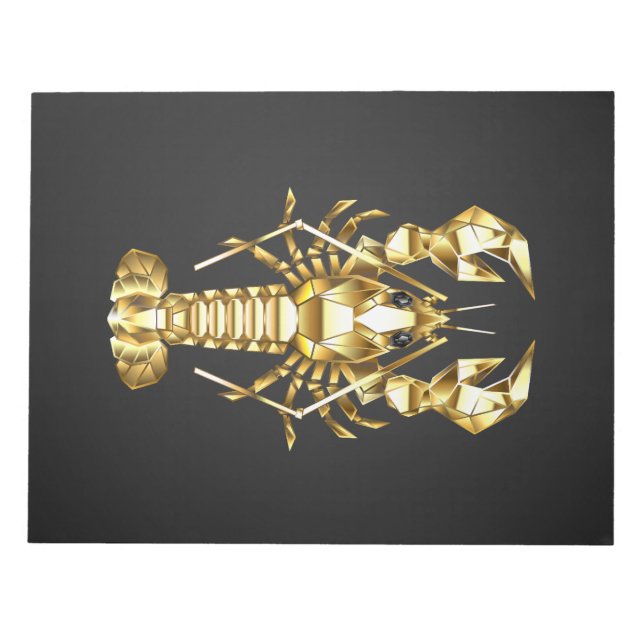 Goldlachs Notizblock (Vorderseite)