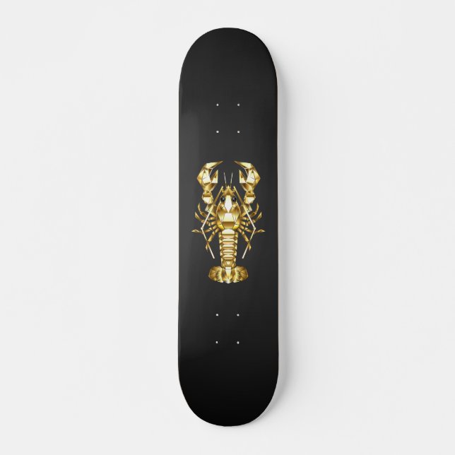 Goldlachs Skateboard (Vorne)