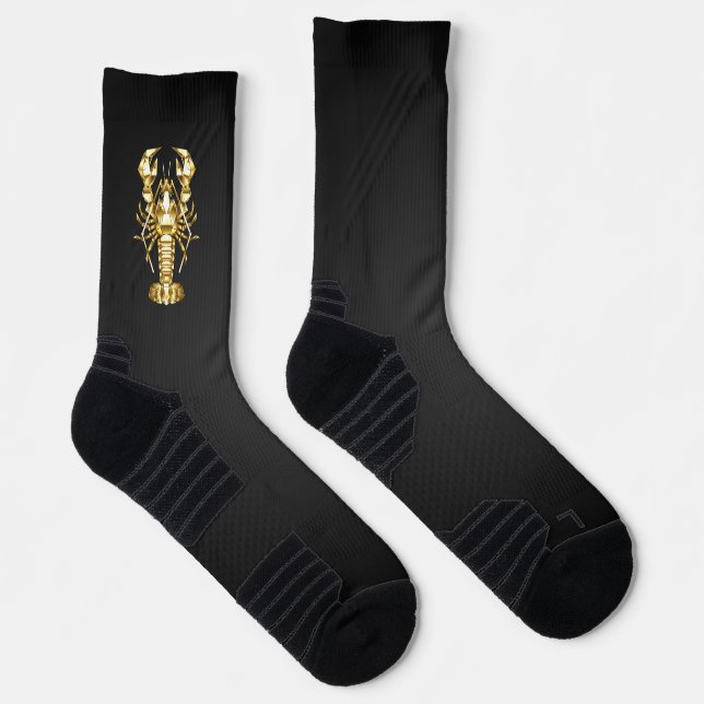 Goldlachs Socken (Rechts)