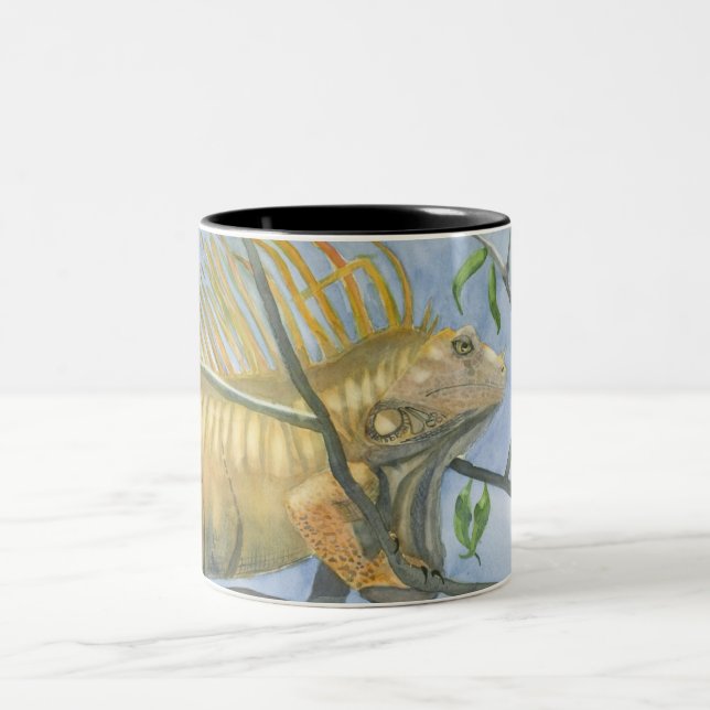 Goldleguan-Tasse Zweifarbige Tasse (Mittel)