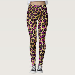 Goldleopard-Leggings Leggings