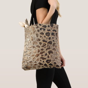 Goldleopard-Metallic-Spots Tasche