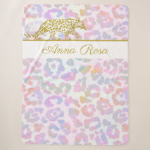 *~* Goldleopard Pastel Gefärbte Krawatte Spots