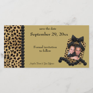 Goldleopard und Schwarze Perlen Save the Date
