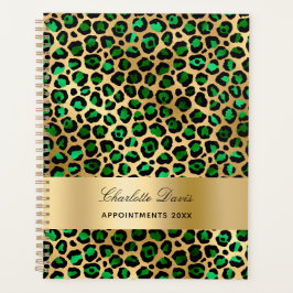 Goldleoparddruck in Smaragdgrün 2026 Planer