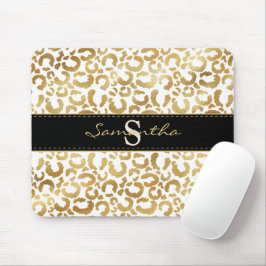 Goldleoparddruck Mousepad