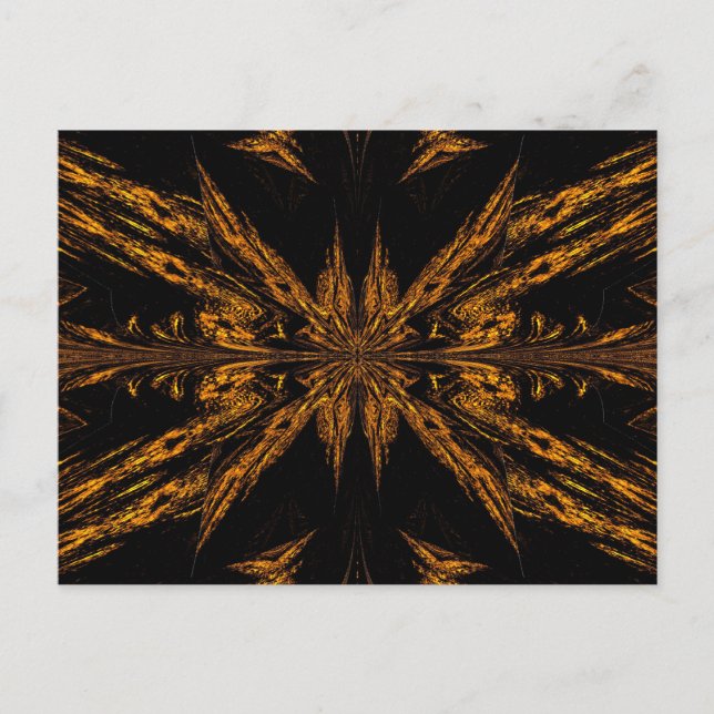 Goldlichtblume Postkarte (Vorderseite)