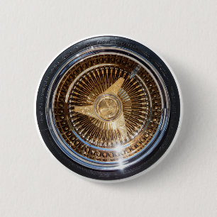 Goldlowrider-Draht dreht Knopf Button
