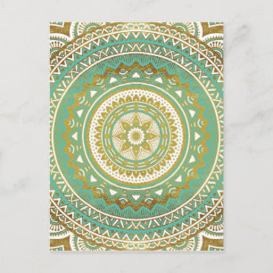 Goldmadala Postkarte