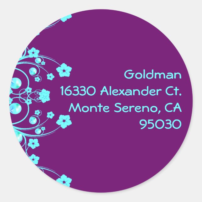 Goldman Custom Siegel Runder Aufkleber (Vorderseite)