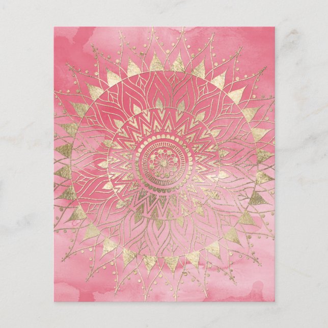 Goldmandala Flyer (Vorne)