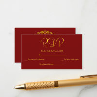 Goldmandala-Rsvp-Karte