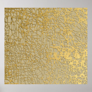 Goldmarbling: Grunge Texture Design Poster