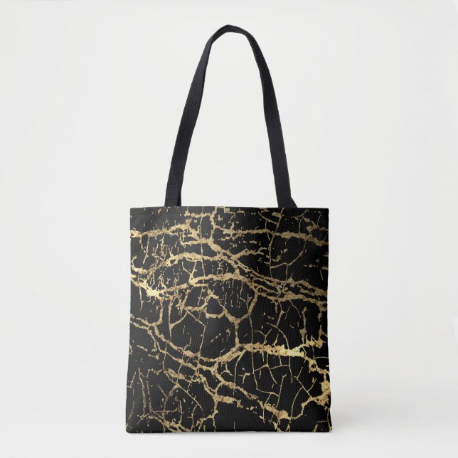 Goldmarbling Texture: Luxe Design Element Tasche (Vorderseite)