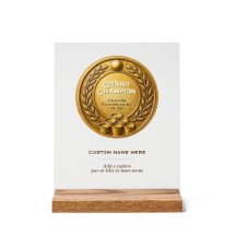 Goldmedaille Beer Pong Turniermeisterschaft