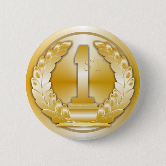 Goldmedaille Button (Vorderseite)