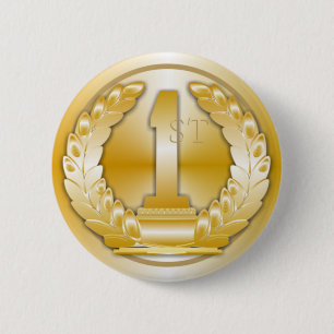 Goldmedaille Button