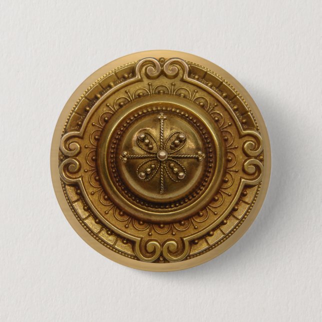 Goldmedaille Button (Vorderseite)